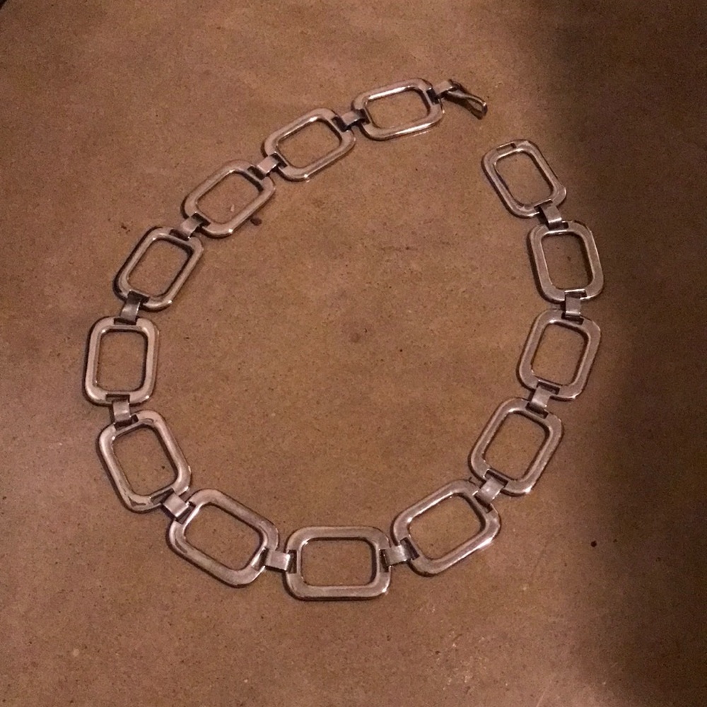 Silver 2000s chain belt